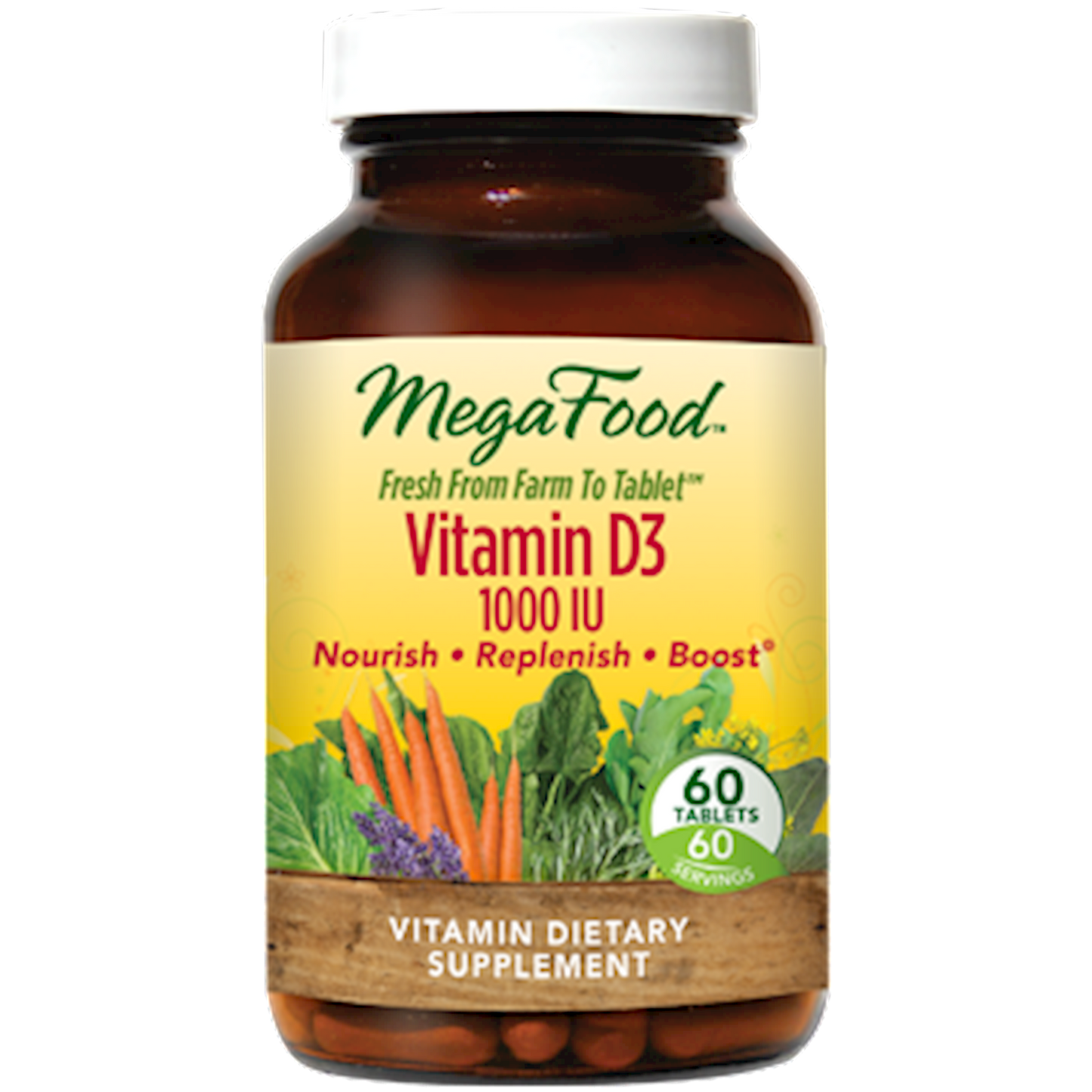 Mega Food Vitamin D3 - 1000 IU