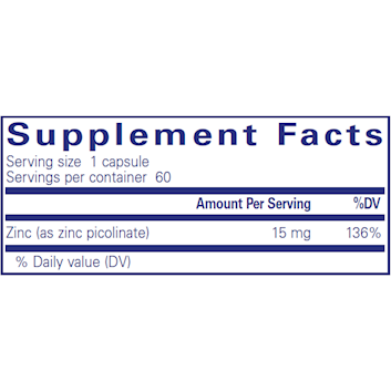 Zinc 15 mg