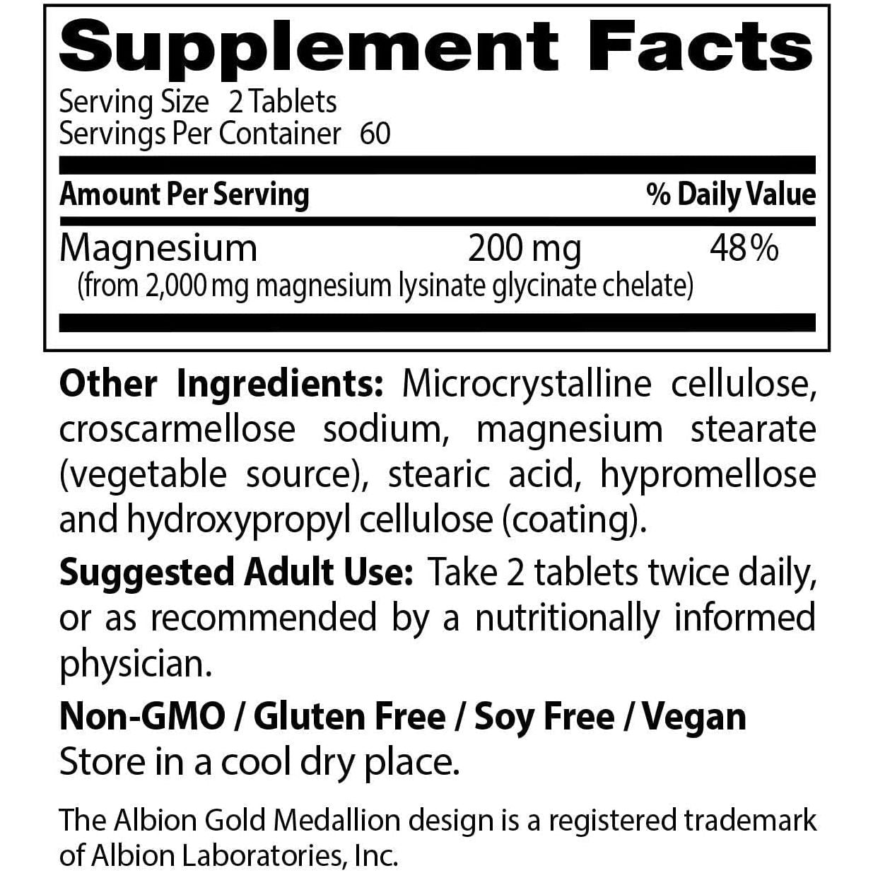 High Absorption 100% Chelated Magnesium