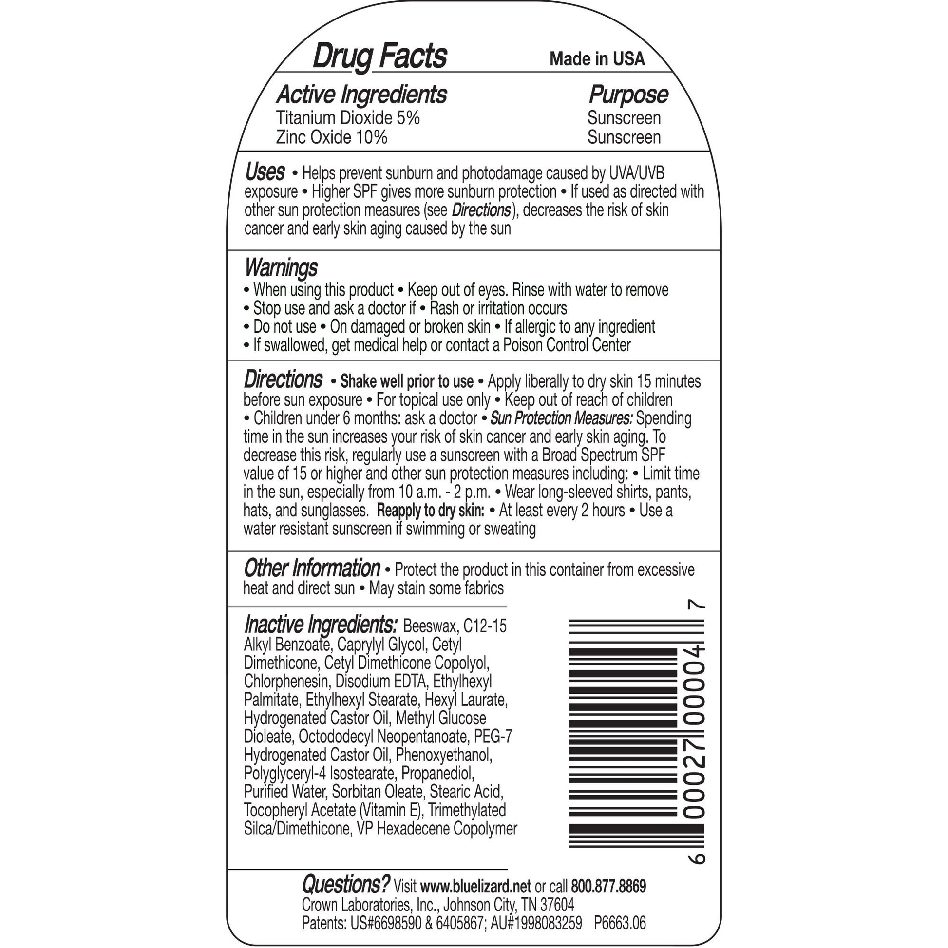 Blue Lizard Australian Sunscreen Baby