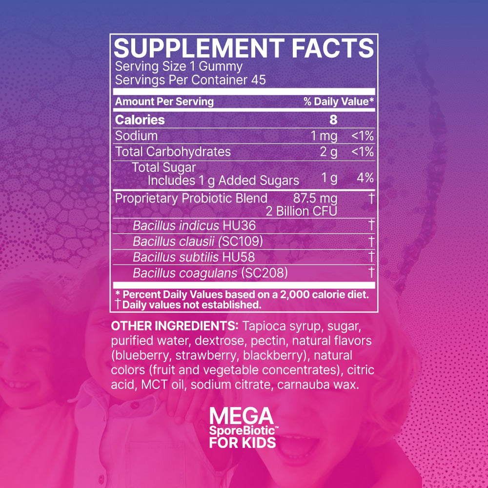 MegaSporeBiotic For Kids Gummies