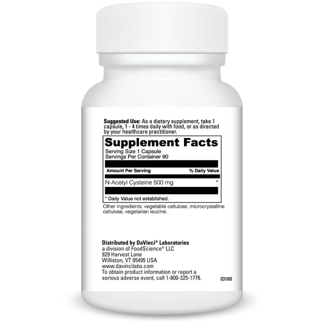 DaVinci N-Acetyl Cysteine Purely Integrative DaVinci N-Acetyl Cysteine Purely Integrative