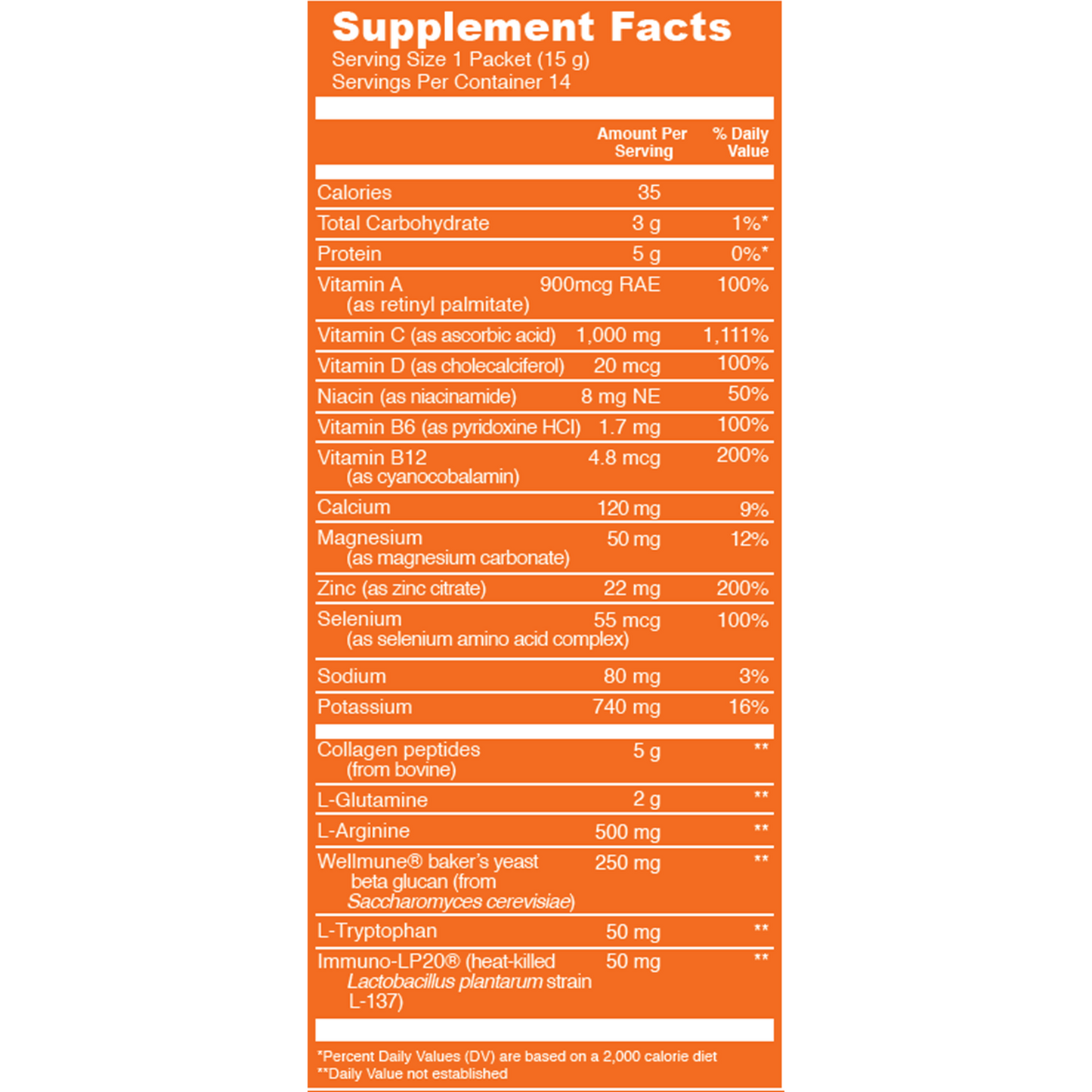 Vitality Clementine 14 count