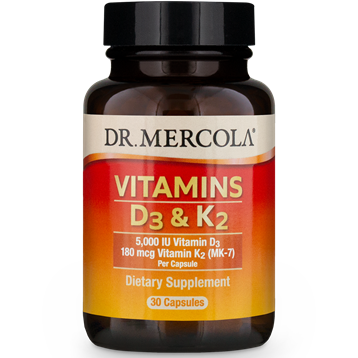 Dr. Mercola Vitamins D and K2