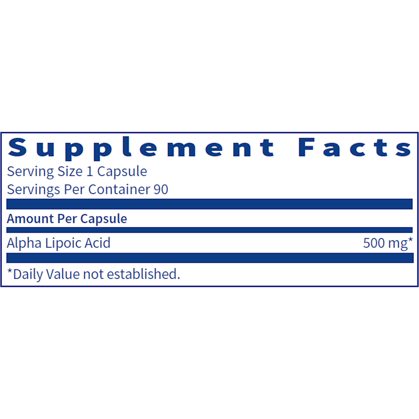 ALPHA-LIPOIC ACID (500 MG)