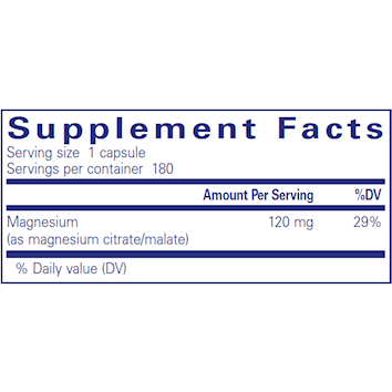 Mag (citrate/malate) 120 mg