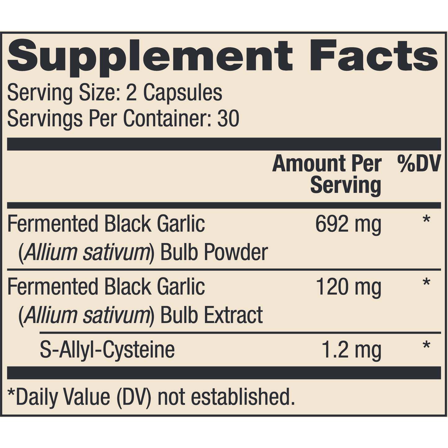 Dr. Mecola Fermented Black Garlic