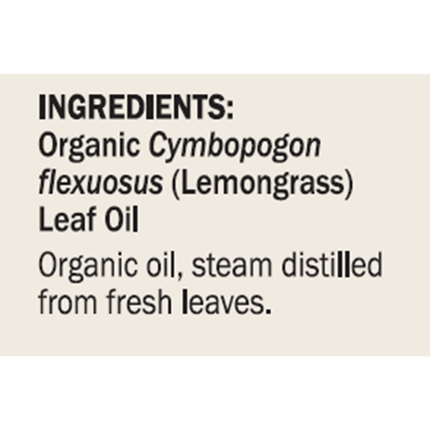 Dr. Mercola Lemongrass Essential Oil Org