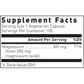 Magnesium Oxide (currently on back order with manufacturer)