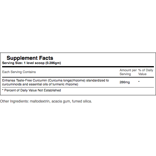 Enhansa Curcumin Taste-Free Drink Mix (currently out of stock)