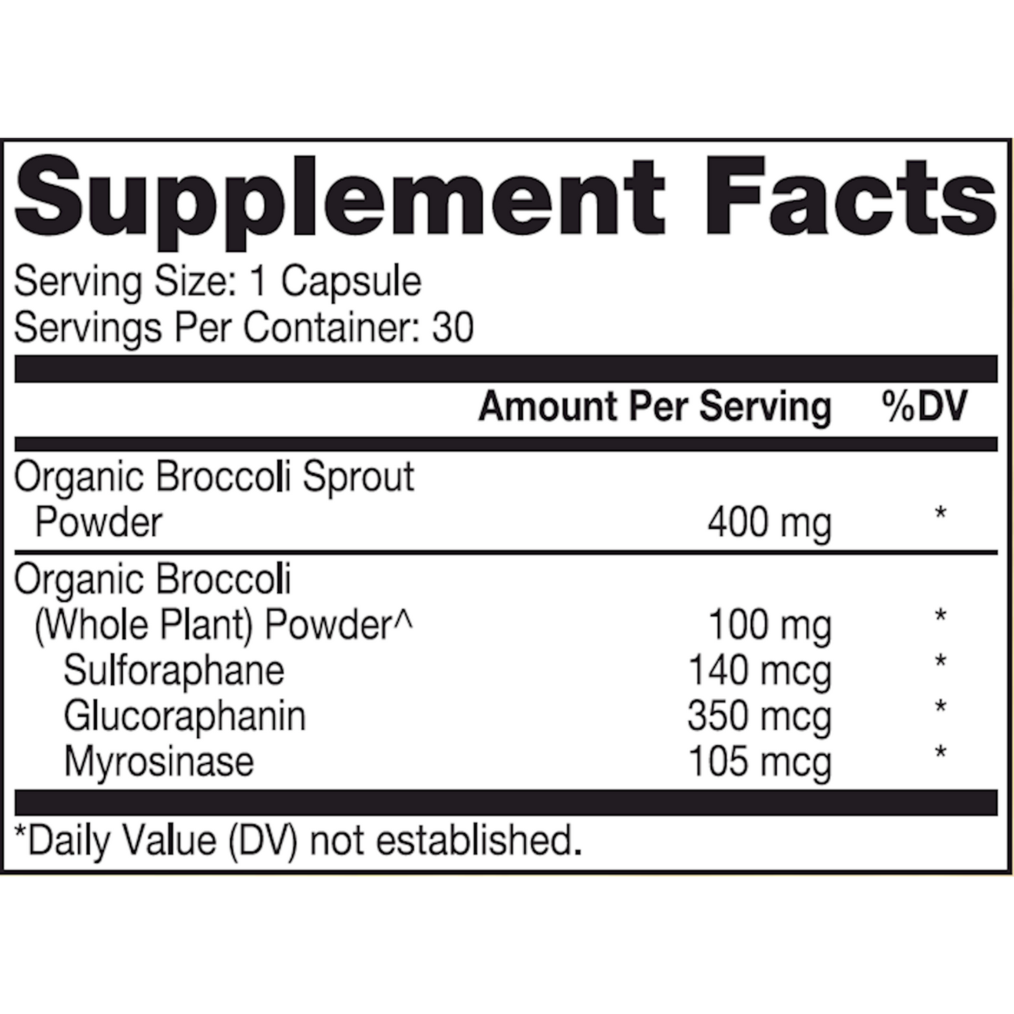 Dr. Mecola Fermented Broccoli Sprouts